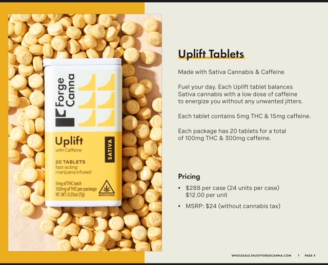 Forge Tablet - Uplift - Sativa - 20 Pack