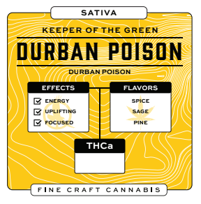 Durban Poison Flower