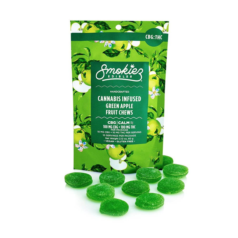 Smokiez Green Apple CBG Gummies