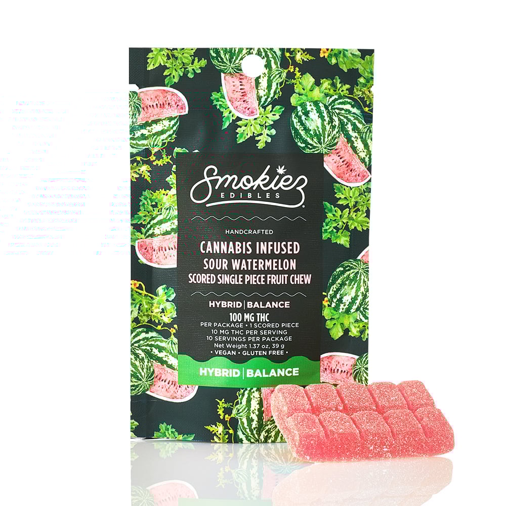 Smokiez Sour Watermelon Hybrid 1 Piece