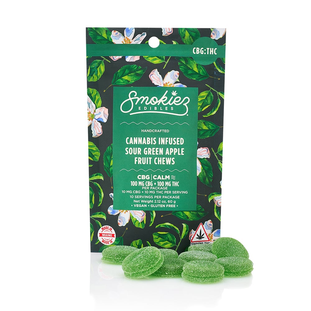 Smokiez Sour Green Apple CBG Gummy